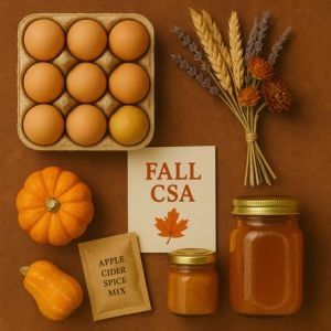 Fall CSA box contents