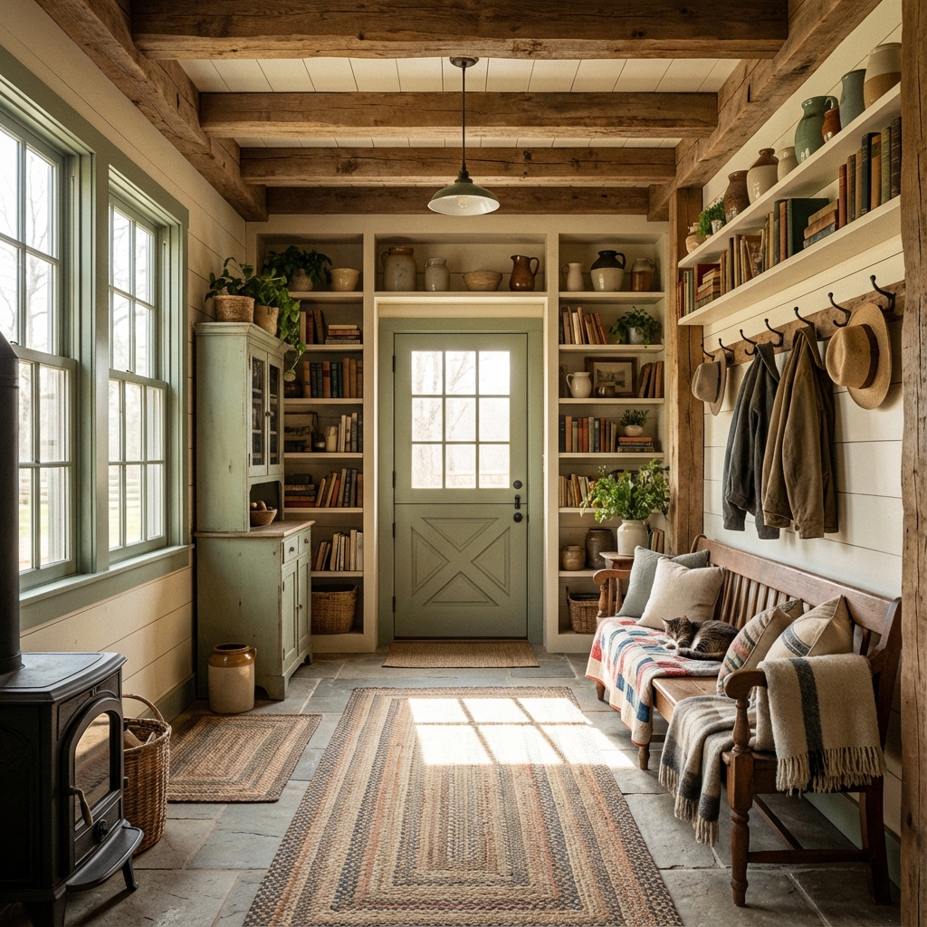 Breezeway Mudroom Library